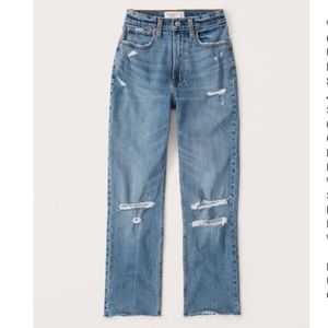 Curve Love Ultra High Rise Ankle Straight Jeans